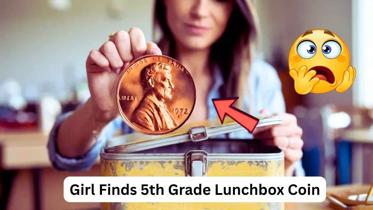 Girl Finds 5th Grade Lunchbox Coin
